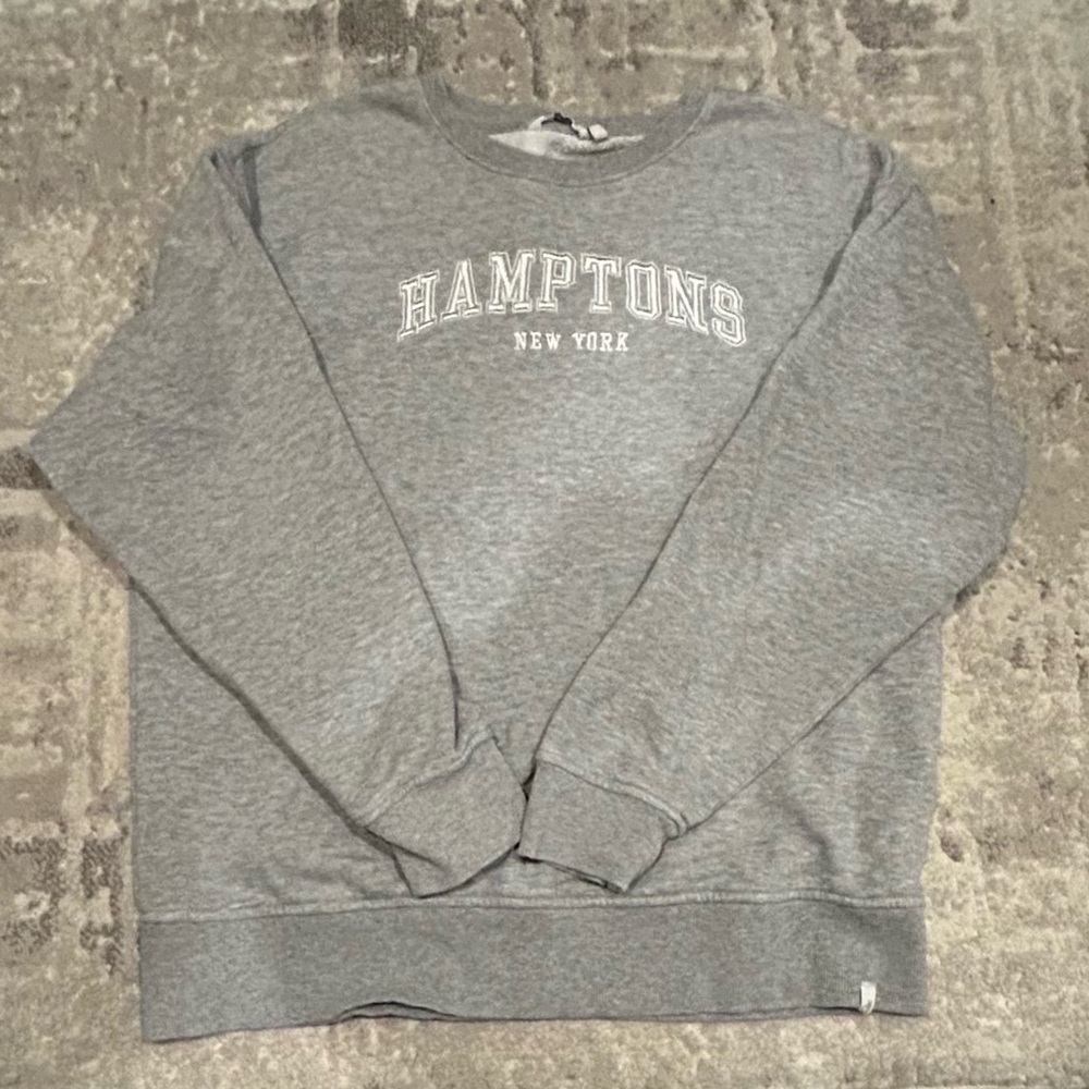 Women's Gray Crewneck Sweater